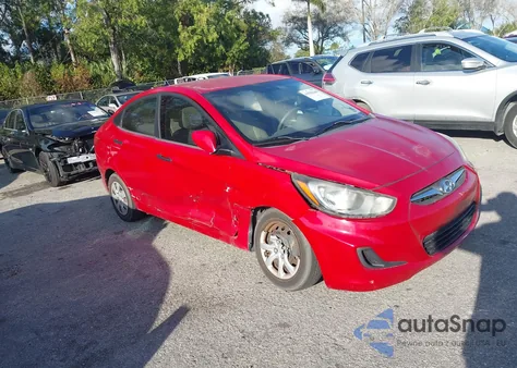 2012 Hyundai Accent Gls из США, поврежденный, VIN KMHCT4AE1CU041512